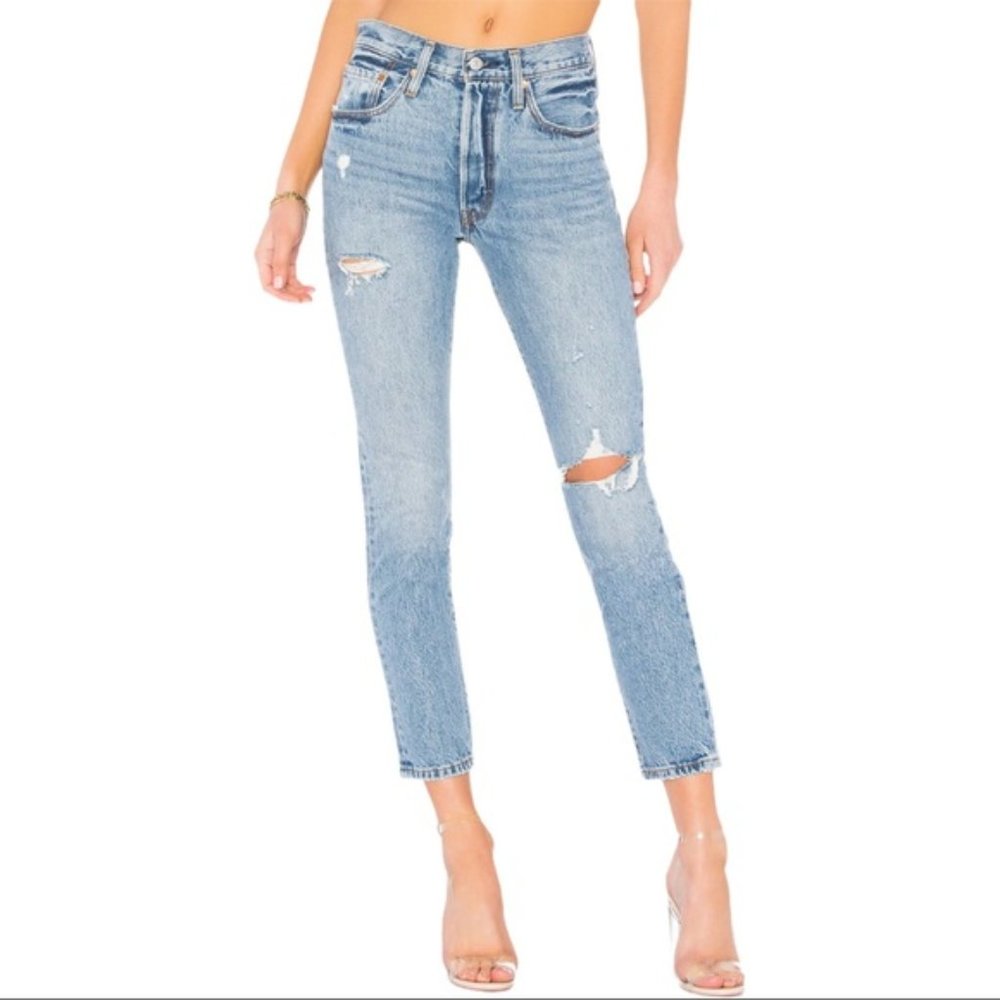 NWT Levi's 501 High Rise Skinny Jeans 26x28